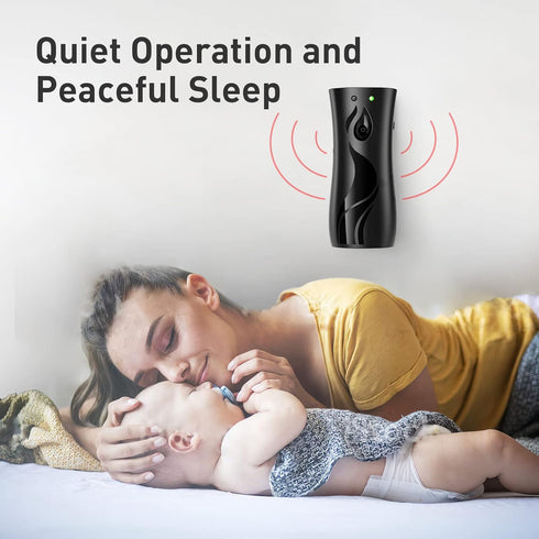 Automatic Air Freshener Spray Dispenser, Wall/Standing Battery Powered Aerosol Spray Dispenser with Remote Control for Bathroom, Hotel, Office, Co...