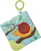 Mary Meyer Crinkle Teether Toy with Baby Paper and Squeaker, 6 x 6-Inches, Skippy Snail...