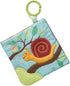 Mary Meyer Crinkle Teether Toy with Baby Paper and Squeaker, 6 x 6-Inches, Skippy Snail...