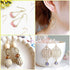 Earring Hooks, Audab 480pcs Earring Making Kit Includes 240pcs French Earring Hooks Ear Wire and 240pcs Earring Backs for Jewelry Making Supplies ...