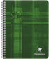Clairefontaine Wirebound Notebook - Ruled w/margin 60 sheets - 6 1/2 x 8 1/4 - Sold Individually (Assorted Cover Color Chosen at Random)...