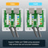 VCELINK RJ45 Surface Mount Box Shielded 2-Port, Compatible with UTP Cat6/Cat5e/Cat5 Stranded or Solid Network Cables, 5-Pack, White...