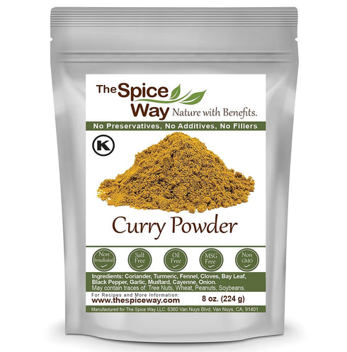 The Spice Way Curry Powder - authentic seasoning, salt free, No preservatives, no fillers 8 oz...