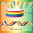 32.8 Yards Rainbow Ribbon LGBT Pride Stripe Ribbon Rainbow Gay Pride Ribbon for Art Crafts Pride Decoration...