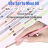 KINGMAS 10Pcs Nail Art Brushes, Nail Gel Polish Painting Brush Drawing Pen, Nail Liner Brush and Nail Dotting Pen for Gel Polish DIY Manicure Salo...