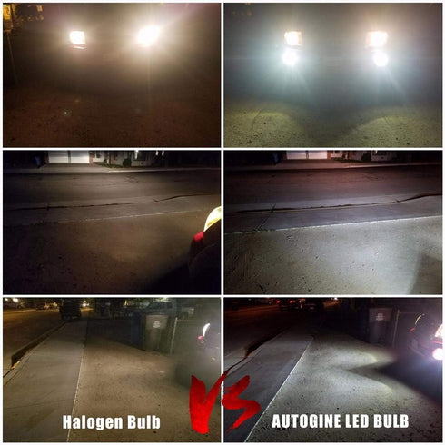 H3 LED Fog Light Bulbs, 2000 Lumens Extremely Bright 3030-SMD H3 LED Bulbs with Projector for Auto Motorcycle Cars Trucks SUV Fog DRL Lights(6000K...