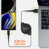 Retractable USB-C Charger Cable, TYPE-C 3 Feet Charging Cable Compatible to iPhone 15 Series, Samsung Galaxy Smartphones, Google Pixel, Moto iPad ...