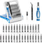 Precision Screwdriver Set, JAKEMY 33 in 1 Professional Electronics Repair Tool Kit with 30 Bits Magnetic Driver Kit Small Laptop Screwdriver Kit f...