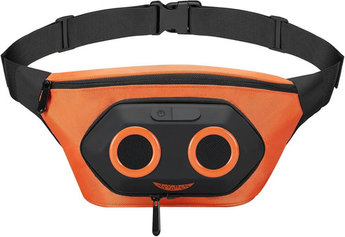 Fanny Pack with Bluetooth Speaker, Asyoren Portable Bluetooth Speakers, 10W Louder Volume, Crystal Clear Stereo Sound, Rich Bass, IPX7 Waterproof,...