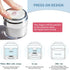 3Pcs Airless Pump Jars,Refillable Empty Airless Pump Jar Vacuum Push Down Moisturizer Pump Dispenser for Serums,Skincare Cream,Essence,Leak Proof ...