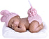 Birthday Candle Brown Sleeping Baby Cake Topper Candle for Party Baby Shower and Wedding (Pink)...
