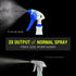 3X High Output Heavy Duty Spray Bottles for Cleaning Solutions, 3 Pack, 32 oz Professional Industrial Spray Bottles for Commercial, Household Clea...