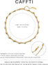 Gold and Silver Bone Necklace Bamboo Couple Necklace 19 Inch Teardrop Necklace...