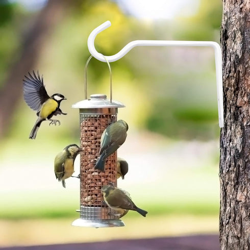2 Pack Plant Bracket Hanger? Outdoor Fence Hooks, Indoor Hanging Plant Wall Hooks Hanging Lanterns, Bird Feeders, Flower Baskets, Street Lights?Fo...