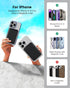 Fiber Fine-Woven Magnetic Phone Card Wallet for Apple MagSafe for iPhone 15 Pro Max/15 Plus/15 Pro/15, 14 Pro Max/14 Plus/14 Pro/14, 13 Pro Max/13...
