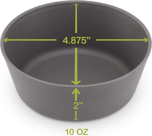 WeeSprout Bamboo Kids Bowls, Set of Four 10 oz Kid-Sized Bamboo Bowls, Dishwasher Safe Kid Bowls (Blue, Green, Gray, & Beige)...