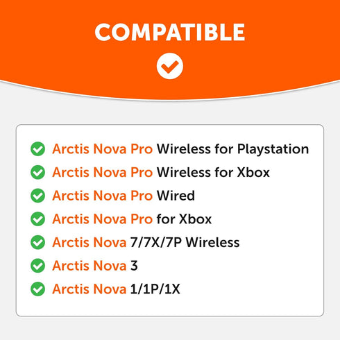 WC HeadbandZ Arctis Nova - Upgraded Silicone Headband for Arctis Nova Headsets by Wicked Cushions - Enhanced Flexibility, Comfort, and Style with ...