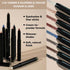 2 in 1 Silver Gray Smokey Grey Eyeshadow stick Eyeliner Pencil Cream Shimmer Smooth Eye Makeup Sharpenable Multi-Use Longwear Eyeliner Pencil Eye ...