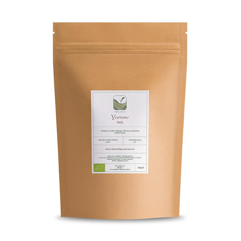 Yarrow Leaf And Flower Organic - Dried Achillea Millefolium Tea - 100g...