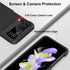 SAMONPOW for Samsung Galaxy Z Flip 4 Case, Z Flip 4 Case with Upgraded Hinge Protection Dual Layer Hard PC Soft TPU Bumper Full Body Shockproof Fl...