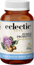 ECLECTIC INSTITUTE Raw Fresh Freeze-Dried Non-GMO Purple Probiotic | Digestive and Intestinal Support 90 CT (300 mg)...