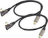 90 Degree USB C to USB C 3.1 Gen 2 Cable USB Right Angle 3.1 Type C Male to Male Extension Cable Fast Charging Compatible for Google Pixel 3XL,Sam...