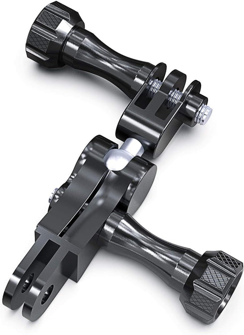 Sametop Ball Joint Mount Aluminium Swivel Arm Mount with Wrench Compatible with GoPro Hero 12, 11, 10, 9, 8, 7, 6, 5, 4, Session, 3+, 3, 2, 1, Her...