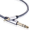 Tiierzon 1/8 to 1/4 Stereo Cable 6Ft, 6.35mm 1/4" Male to 3.5mm 1/8" Male TRS Bidirectional Stereo Audio Cable Jack for Guitar, Home Theater Devic...
