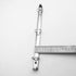2Pcs Metal Standard Letter Size 3-Ring Binder Mechanism with booster?3 O Rings,1inch Capacity, 17mm base width, Loose Leaf Binding Spines Combs fo...