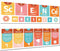 Retro Boho Science Classroom Decoration Groovy Science Banner and Poster Hippies Science Bulletin Board Set for Laboratory Learning Cutouts Decor ...