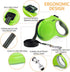 Fida Retractable Dog Leash, 16ft Heavy Duty Pet Walking Leash for Medium Dog or Cat up to 44 lbs, Tangle Free. One-Hand Brake (Medium, Green)...