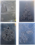 Kwan Crafts 4 pcs Different Style Christmas Deer Tree Giftbox Plastic Embossing Folders for Card Making Scrapbooking and Other Paper Crafts...