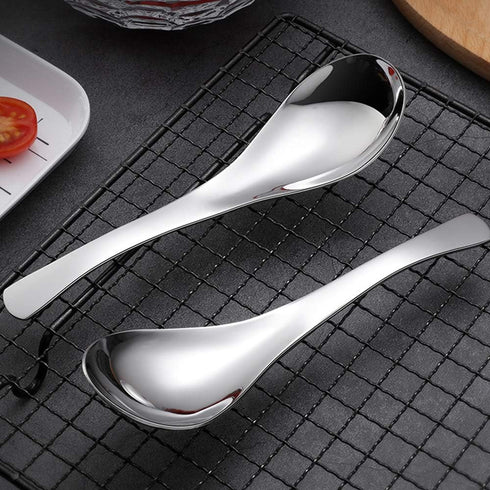 Stainless Steel Spoon, Soup Spoon, Coffee Spoon, Desert Spoon, etc. Light Weight and Small Size Especially Suitable for Toddlers, Children, Espres...