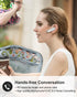 New bee Bluetooth Earpiece V5.0 Wireless Handsfree Headset 24 Hrs Driving Headset 60 Days Standby Time with Noise Cancelling Mic Headsetcase for i...