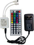 LED Light Remote Controller IR Receiver Led Light Adapter Connector Set DC 12V 2A Power Supply Plug Adapter for 5050 2835 3528 Strip Lights...