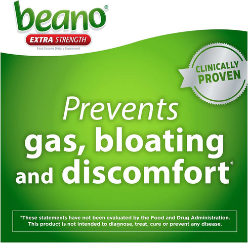 Beano Ultra 800, Gas Prevention and Digestive Enzyme Supplement, 100 Count...