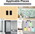 50 Pieces Self Adhesive Clips Adhesive Wall Tapestry Clips Black Plastic Sticky Picture Hanging Clips Poster Spring Clips Double Sided Adhesive Sp...