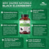 Zazzee USDA Organic Black Elderberry 10:1 Extract, 5000 mg Strength, 120 Vegan Capsules, 2 Month Supply, Standardized, Concentrated 10X Extract, 1...