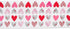 DII Valentine's Day Table Top Collection, Table Runner, 14x108, Hearts Collage...