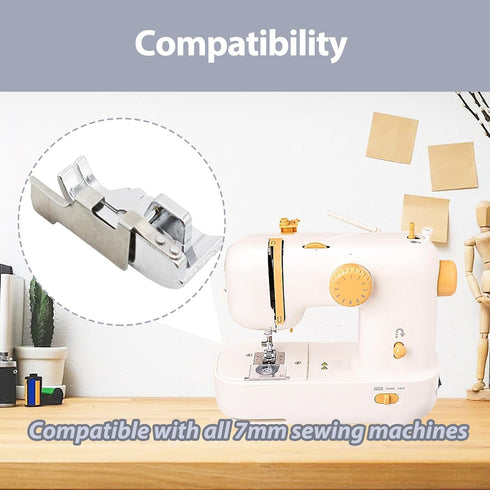 3 Pcs Seam Allowance Foot Quilting Foot for Sewing Machine 1/4'' Quilting Patchwork Presser Feet with Edge Guide Fits All Low Shank Snap On Machin...