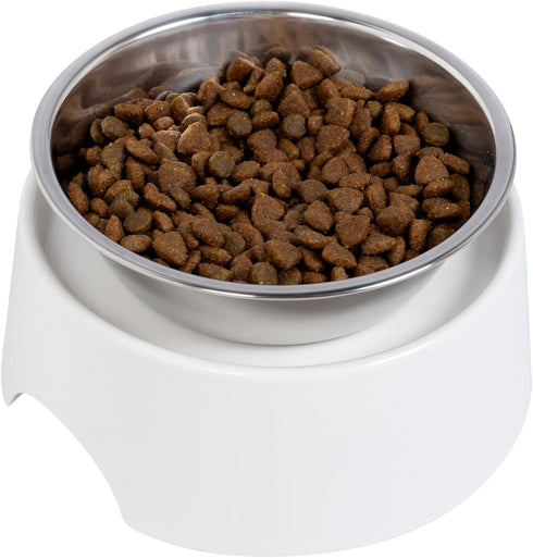 Cat/Dog Bowl Stand Set of 1, Elevated Cat Bowl Stand, Raised Stand for Food and Water Cat Bowls, Non Slip Pet Feeding Station,Prevent Neck & Whisk...