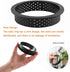 Mini Tart Ring Mold for Baking, Airlxf 8PCS Round Shape Black Cake Mold Mousse Circle Tart Ring Round Cake Molds...