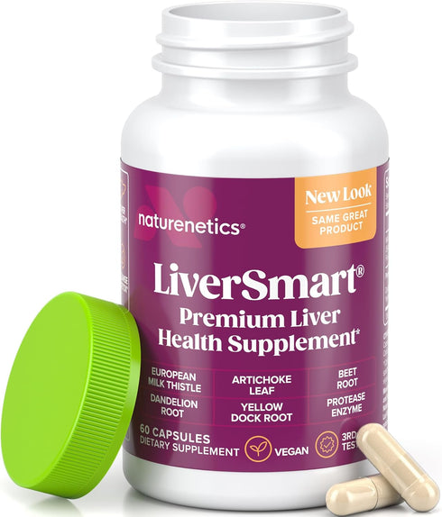 Liver Cleanse & Repair Formula with European Milk Thistle - Silymarin, Artichoke, Dandelion Root, Yellow Dock Root, Beet - Liver Support, Liver He...