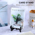 3 Pcs Wooden Display Stand Decorative Plate Stands Plate Holder Picture Frame Stand Black Easel Stand for Display Pictures Cook Books Art Certific...