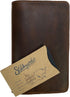 Hide & Drink, Rustic Cover for Leuchtturm A6 Hardcover Notebook (3.6 x 5.9 in. Notebook Not Included) Full Grain Leather, Handmade, Bourbon Brown...