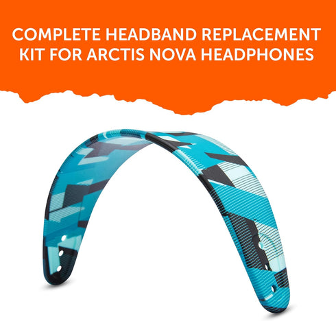 WC HeadbandZ Arctis Nova - Upgraded Silicone Headband for Arctis Nova Headsets by Wicked Cushions - Enhanced Flexibility, Comfort, and Style with ...