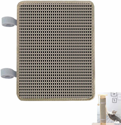 Cat Nail File Scratcher Wrapped Around a Cat Scratching Post, Cat Scratch Pad with 80 Aluminum Oxide Grit, Nail File for Cats Can Help to Trim You...