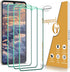 Kesuwe [3 Pack Screen Protector for LG V60 ThinQ, V60 ThinQ 5G, V60 ThinQ 5G UW, High Definition, 9H Hardness Tempered Glass, Anti Scratch, Ultra ...