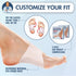 Dr. Frederick's Original Arch Support Sleeves Plus - 2pcs - Arch Pain Relief - Flat Foot Support - Foot Pain Relief - Arch Supports for Men & Wome...