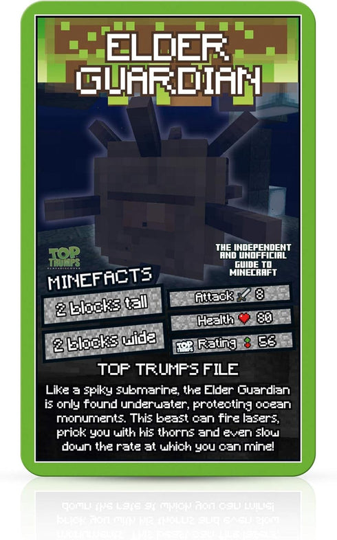 Top Trumps Card Game Minecraft - Family Games For Kids and Adults - Learning Games - Kids Card Games for 2 Players and more - Kid War Games - Card...